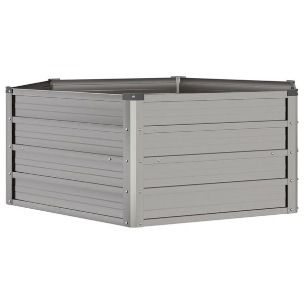 vidaXL Plantenbak verhoogd 129x129x45 cm cortenstaal roestig