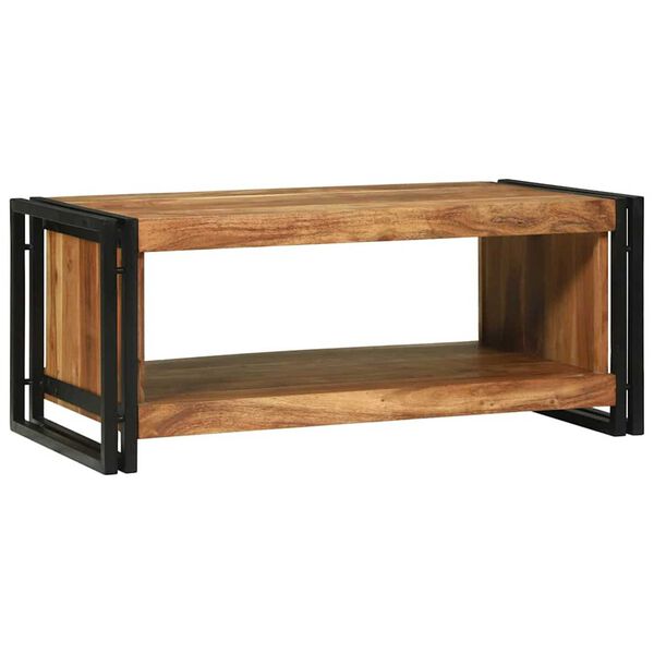 vidaXL Salontafel Bruin 90 x 50 x 38 cm Massief Acaciahout