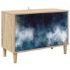 vidaXL Tv-meubel RAALTE 69 x 33 x 50 cm Sonoma Bewerkt hout