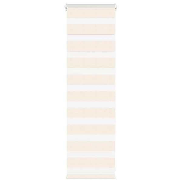 vidaXL Zebra rolgordijn 50x100 cm stofbreedte 45,9cm marmerbeige