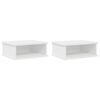 vidaXL Nachtkastje 2 pcs Wit 40 x 31 x 15 cm Bewerkt hout