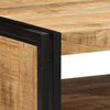 vidaXL Salontafel 70x50x38 cm massief ruw mangohout