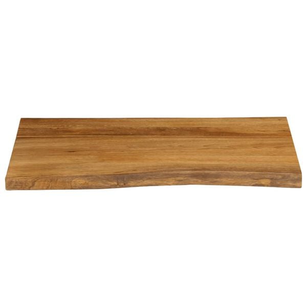 vidaXL Tafelblad met natuurlijke rand 80x60x2,5 cm massief mangohout