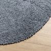 vidaXL Vloerkleed PAMPLONA shaggy hoogpolig modern &Oslash; 200 cm blauw
