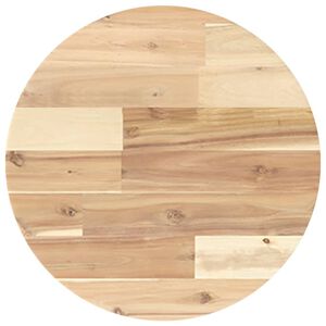 vidaXL Tafelblad rond &Oslash; 40x2 cm massief acaciahout