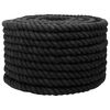 vidaXL Katoenen Touw 20 mm 100 m Zwart 100% Katoen
