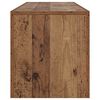 vidaXL Tv-meubel met LED 140x36,5x40 cm bewerkt hout oud hout