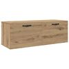 vidaXL Wandkast 100 x 36,5 x 35 cm Bewerkt hout Artisan Eiken