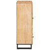 vidaXL Hoge kast met lade Bruin 40 x 33 x 110 cm Massief Mango Hout