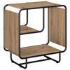 vidaXL Dressoir Artisanaal eiken 60 x 37.5 x 64.5 cm Bewerkt hout