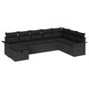 vidaXL Tuin Sofa Set 8 st Poly riet