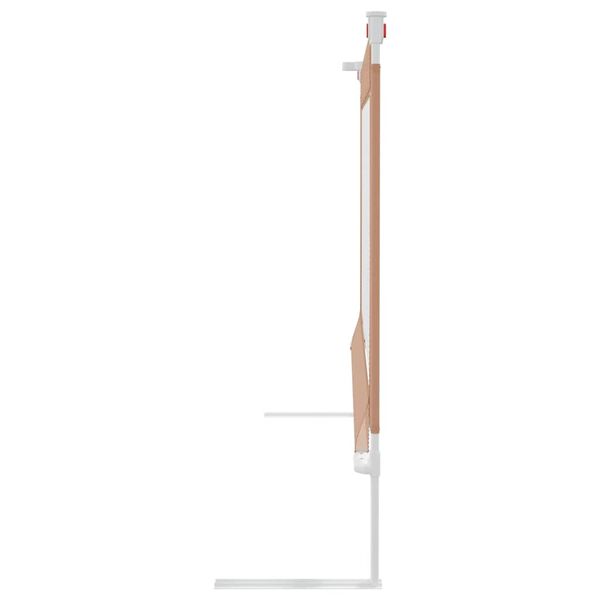 vidaXL Bedhekje peuter 90x25 cm stof taupe