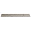 vidaXL Wandschappen 2 st 60x9x3 cm betongrijs