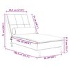 vidaXL Massage chaise longue met bolster fluweel donkergroen