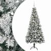 vidaXL Kunstkerstboom met kerstbal 120 cm 150 LED's Warmwit