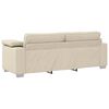 vidaXL Bank 2 pcs Taupe 219 x 80 x 82 cm Stof