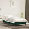 vidaXL Bedframe zonder matras 90x190 cm fluweel donkergroen