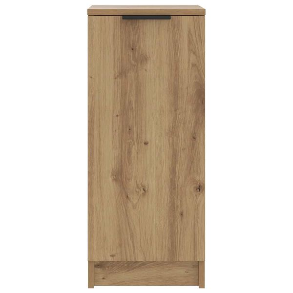 vidaXL Schoenenkast 29,5x35x70 cm bewerkt hout artisanaal eikenkleur