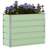 vidaXL Plantenbak Groen 100 x 40 x 75 cm Staal