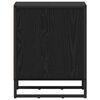 vidaXL Nachtkastje Zwart Eiken 39,5 x 30 x 50 cm Bewerkt hout