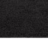 vidaXL Vloerkleed shaggy hoogpolig 200x290 cm zwart