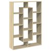 vidaXL Boekenkast 102x29x143 cm bewerkt hout sonoma eikenkleurig