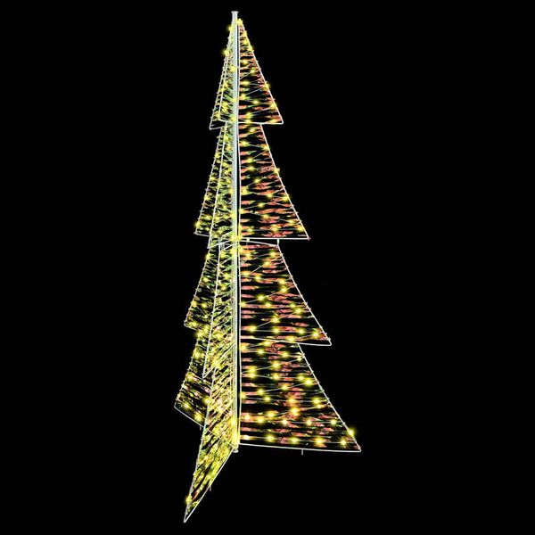 vidaXL Kerstboom met 240 LED Warmwit 180 cm PET