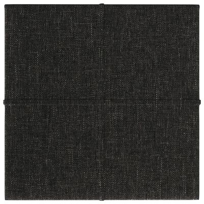 vidaXL Wandpanelen 12 st 1,08 m² 30x30 cm stof zwart