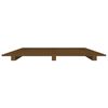 vidaXL Bedframe massief grenenhout honingbruin 140x200 cm