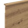 vidaXL Hoofdbord Artisan Eiken 75 cm Bewerkt hout