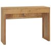 vidaXL Wandtafel 100x35x75 cm massief teakhout