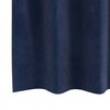 vidaXL Verduisterende gordijnen 2 pcs Donkerblauw 140 x 260 cm Fluweel