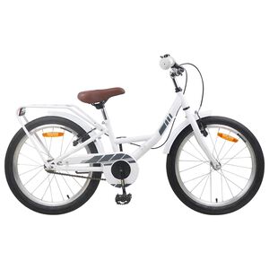 vidaXL Kinderfiets 20 Inch voor 6-11 jaar oud Wit