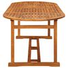 vidaXL 9-delige Tuinset 220x90x75 cm massief acaciahout