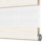 vidaXL Zebra rolgordijn 50x230 cm stofbreedte 45,9cm marmerbeige