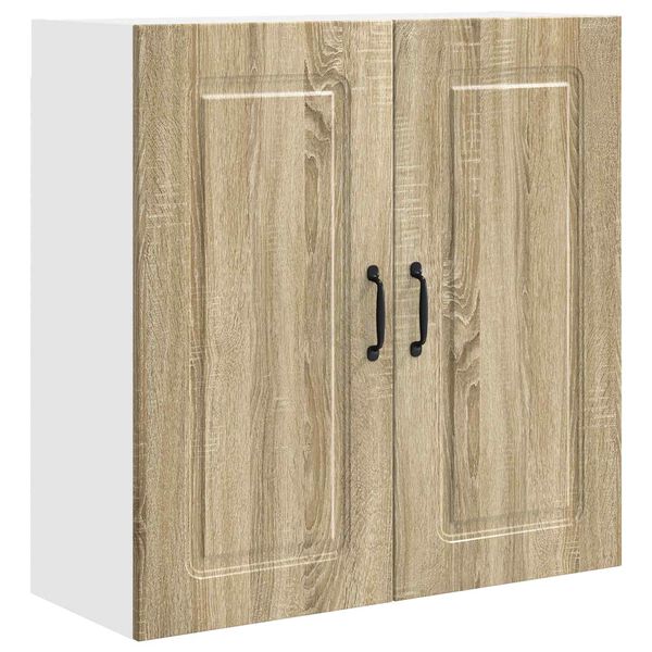 vidaXL Keukenkast Kalmar Sonoma Eiken 80 x 31 x 80 cm Bewerkt hout