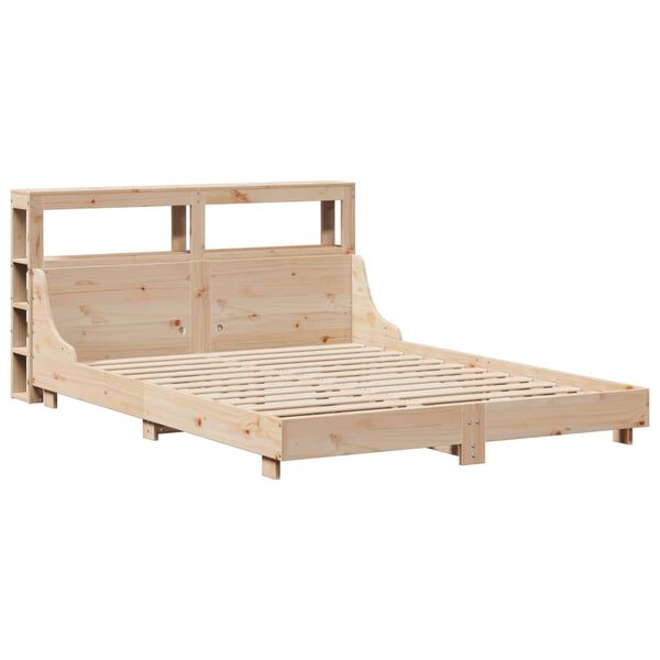 vidaXL Bedframe zonder matras massief grenenhout 140x200 cm