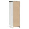 vidaXL Badkamerkast met plank VIGO Wit en Antiek Wit 37 x 34 x 110 cm