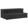 vidaXL Hot Tub Stap met Opbergruimte 2-Staps Zwart 93 x 57 x 35 cm PP