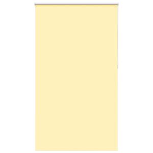 vidaXL Rolgordijn verduisterend 140x210 cm stofbreedte 136,6 cm geel
