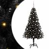 vidaXL Kerstboom Zwart 150 cm PVC