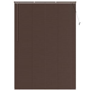 vidaXL Venetiaanse Blind Donkerbruin met Patroon 213 x 150 cm PVC