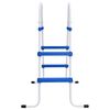 vidaXL Zwembadladder 84 cm blauw en wit