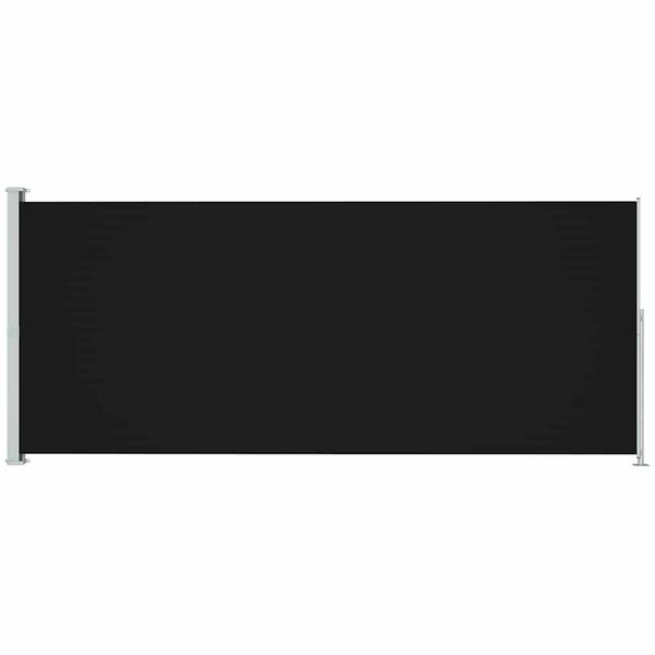 vidaXL Tuinscherm uittrekbaar 200x500 cm zwart