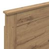 vidaXL Hoofdbord met hoofdeinde Artisan Eiken 90 cm Bewerkt hout