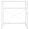 vidaXL Wastafelframe 79x38x83 cm ijzer wit