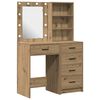 vidaXL Plafondtafel 2 pcs Bruin 50 x 41 x 135 cm Bewerkt hout