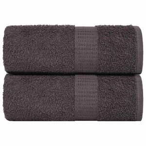 vidaXL Washandjes FROGN 2 st 15x21 cm 360 g/m&sup2; antraciet