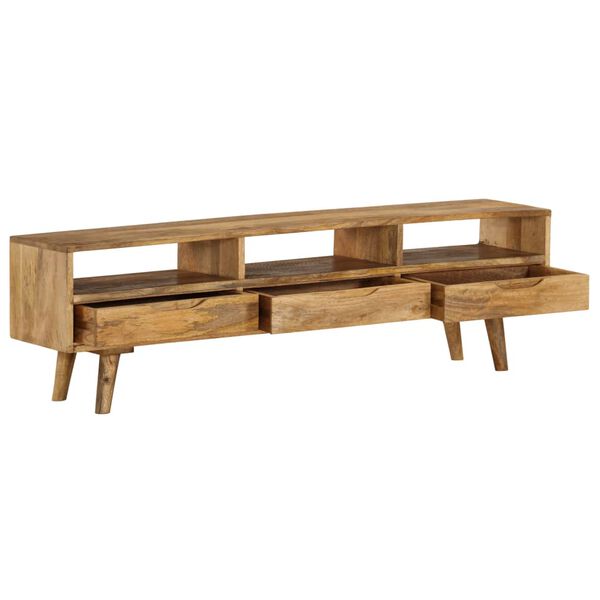 vidaXL Tv-meubel 140x30x41 cm massief mangohout