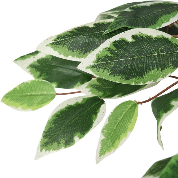 vidaXL Kunstplant ficus 1008 bladeren 180 cm groen